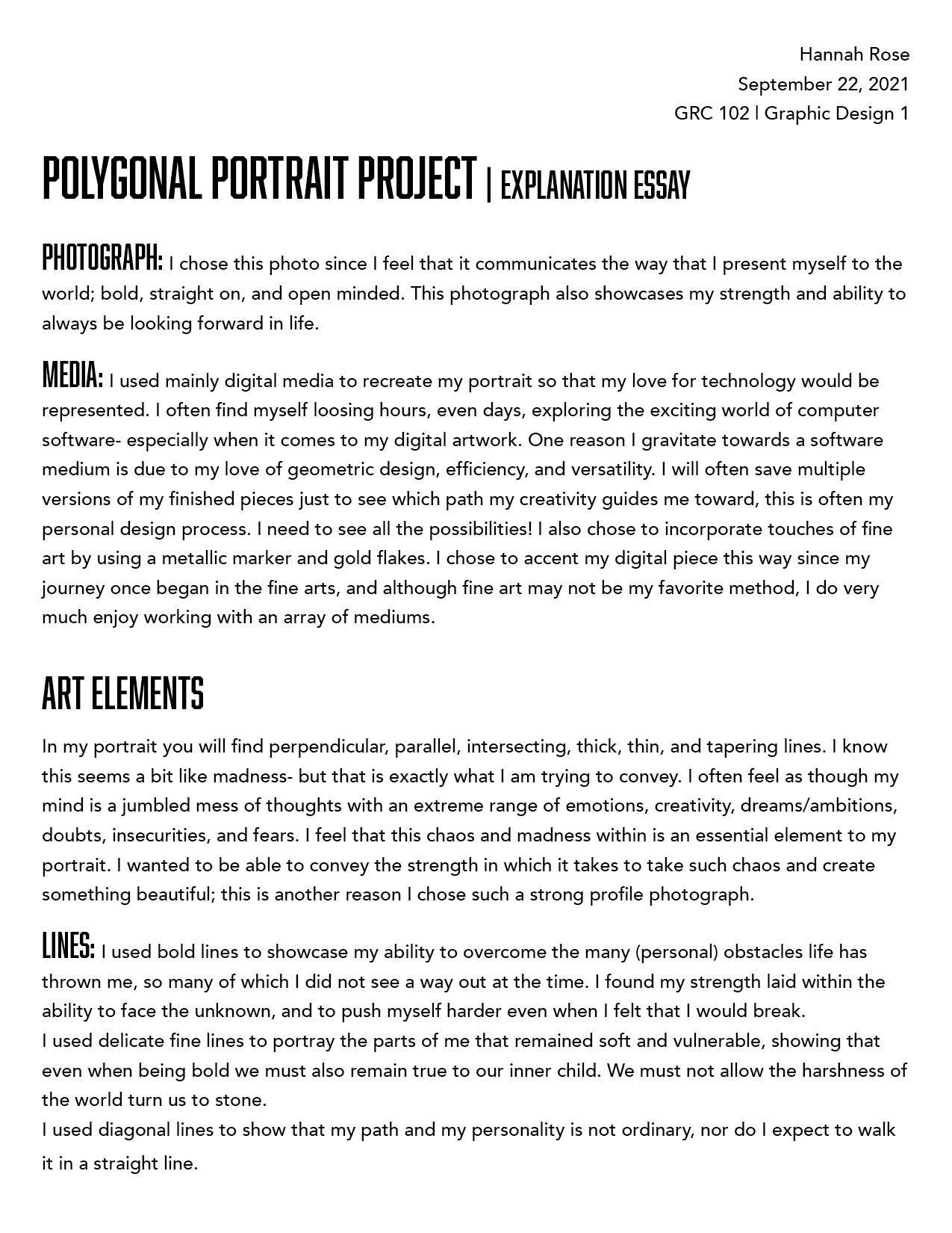 Explanation Essay | Page #1