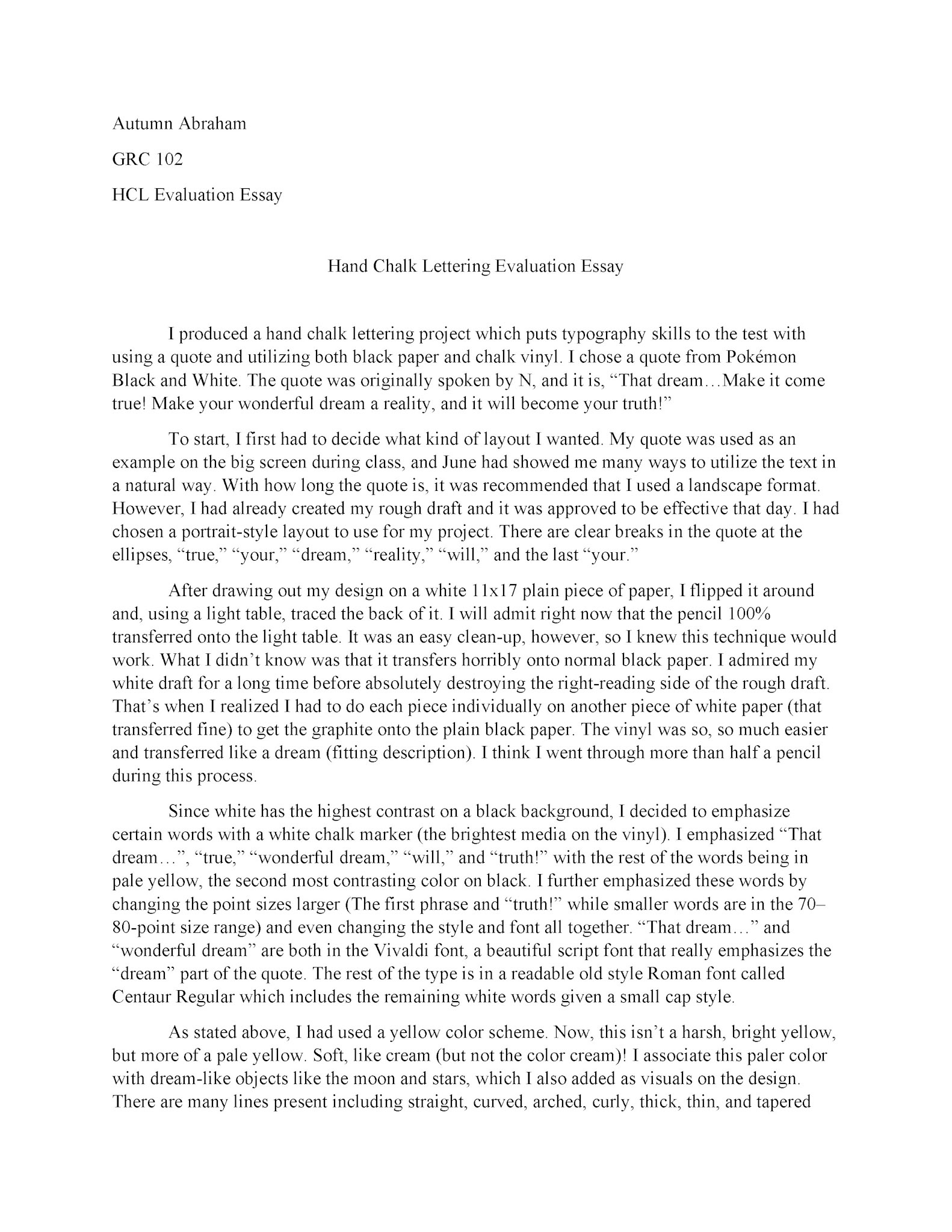 Explanation Essay | Page 1